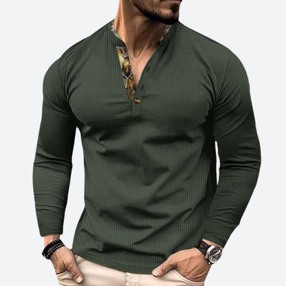 Stijlvol Heren Poloshirt met Lange Mouwen – KENVERO
