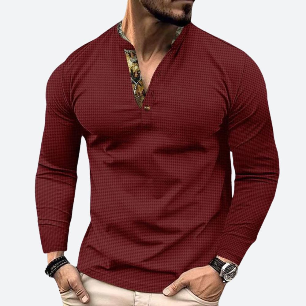 Stijlvol Heren Poloshirt met Lange Mouwen – KENVERO