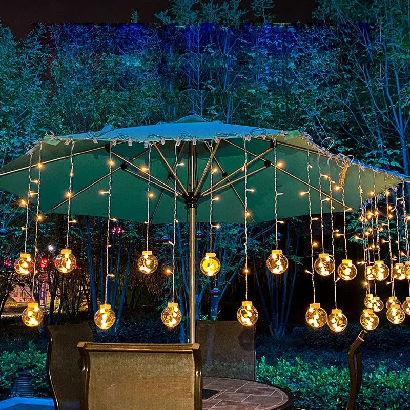 Waterdichte LED buiten-slingerverlichting 3,5 m – AURA TWINKLE - Glamorix