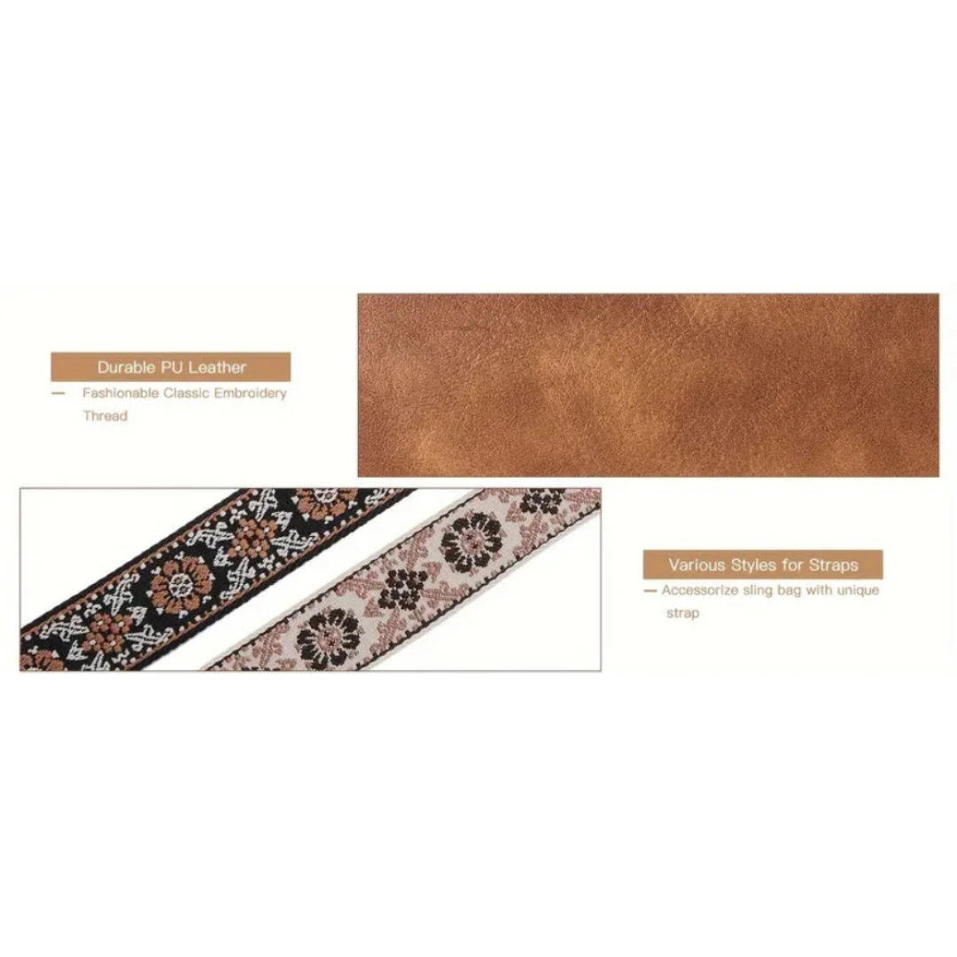 Crossbody damestas met meerdere ritsvakken en verstelbare band – NOLANA CITYBAG - Glamorix