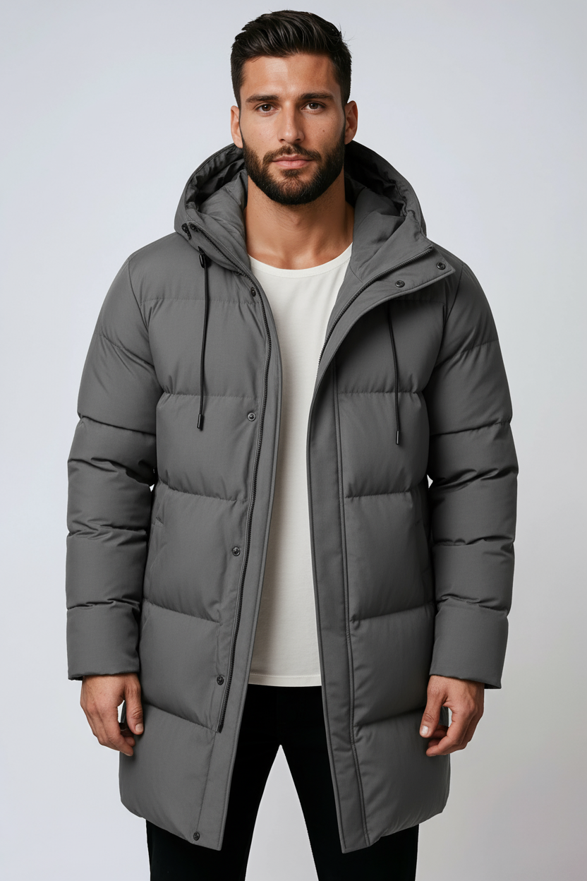 Winterjas Heren | Lang & Capuchon - Glamorix