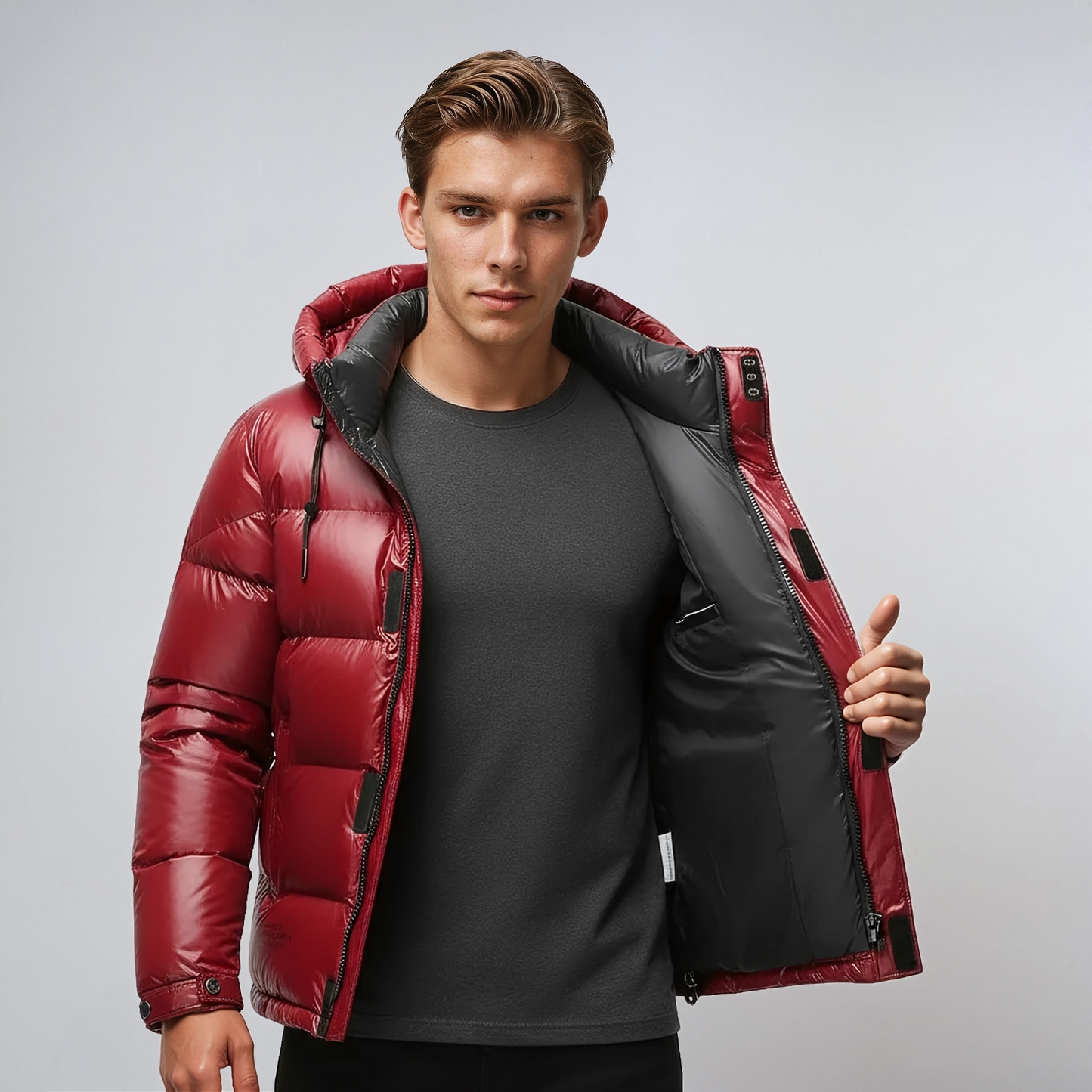 ORLANDO – Heren winterjas met warme voering en capuchon - Glamorix