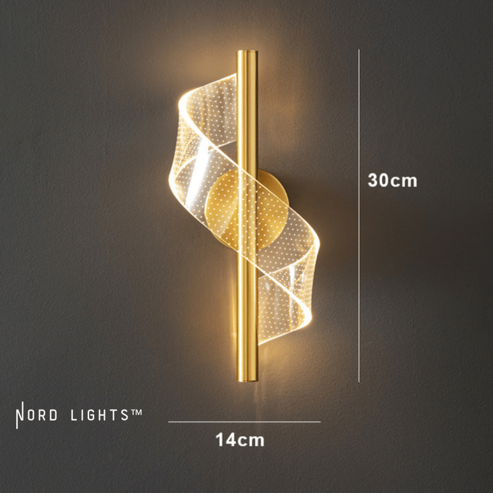 AURORA - Moderne muurlamp geïnspireerd door het noorderlicht