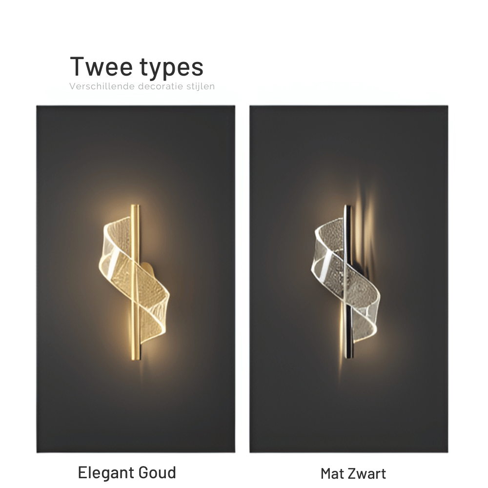 AURORA - Moderne muurlamp geïnspireerd door het noorderlicht