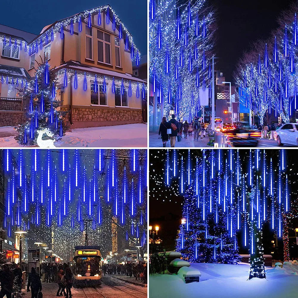 Meteoriet-geïnspireerde buitenlamp met LED-verlichting – SKYSPARK METEOR - Glamorix