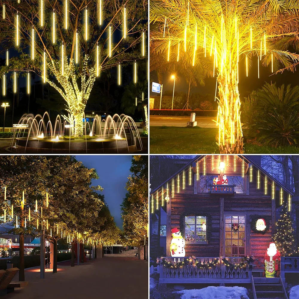Meteoriet-geïnspireerde buitenlamp met LED-verlichting – SKYSPARK METEOR - Glamorix