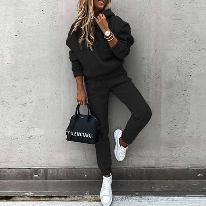 JANE – Dames trainingspak met hoodie en comfortabele joggingbroek - Glamorix