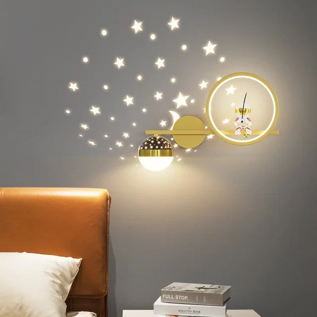 STELLINA – Moderne kinderlamp met sterrenlicht