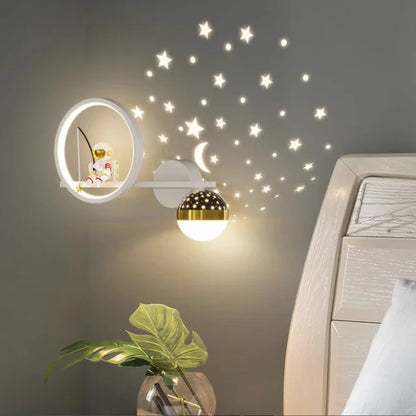 STELLINA – Moderne kinderlamp met sterrenlicht