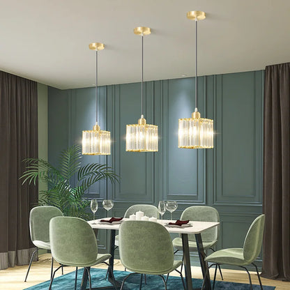 GLINSTERLICHT – Elegante hanglamp van K9 kristal