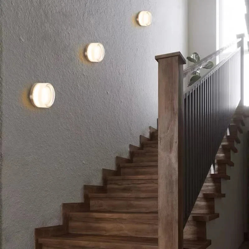 Moderne ronde wandlamp met indirect LED-licht – CIRKALUX HaloGlow - Glamorix