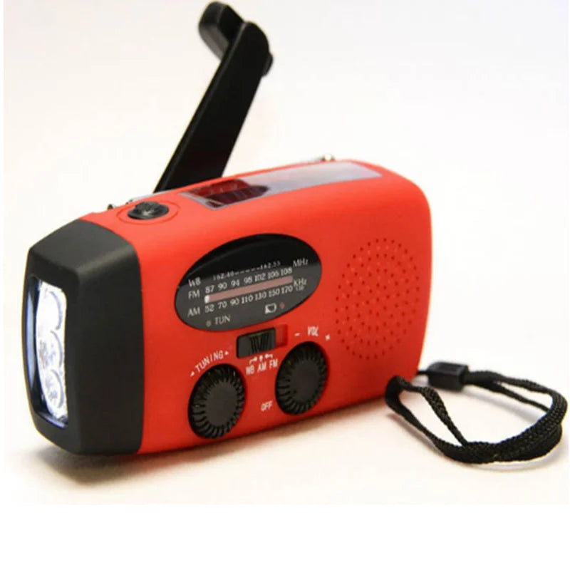 Multifunctionele noodradio met powerbank en LED-zaklamp – RESCUEWAVE PRO - Glamorix