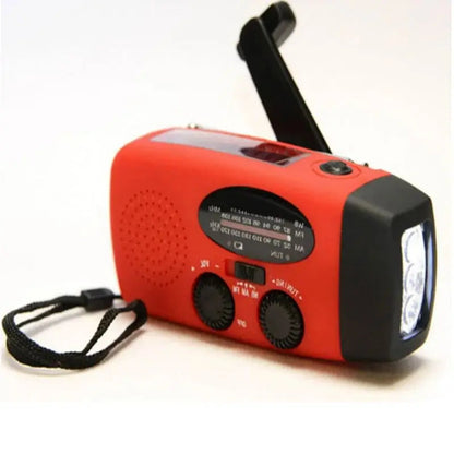 Multifunctionele noodradio met powerbank en LED-zaklamp – RESCUEWAVE PRO - Glamorix