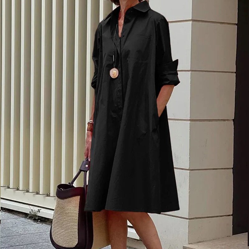 SIENNA - Casual midi-jurk voor dames