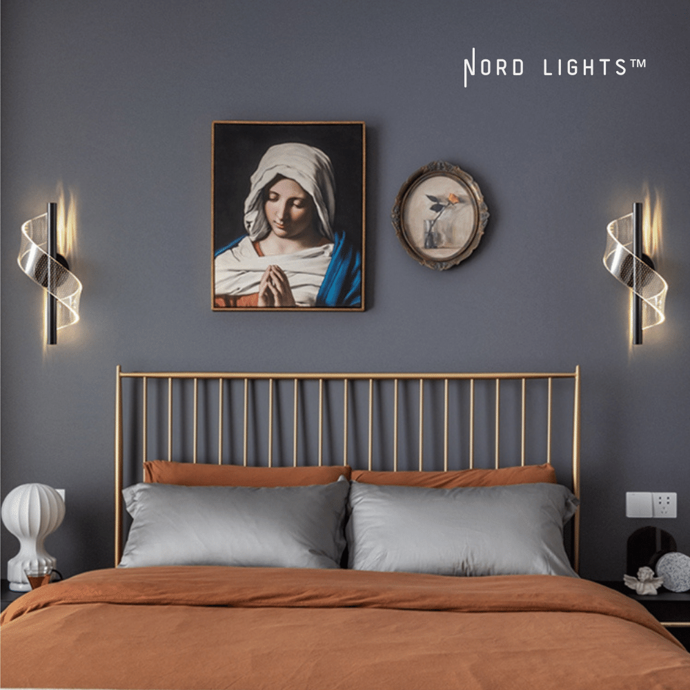 AURORA - Moderne muurlamp geïnspireerd door het noorderlicht