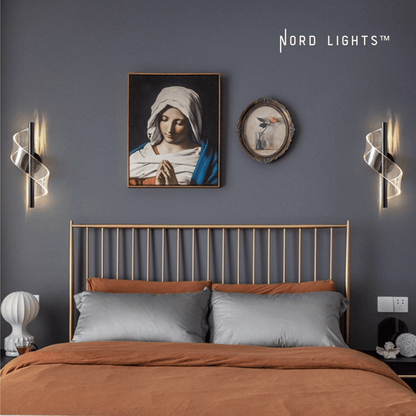 AURORA - Moderne muurlamp geïnspireerd door het noorderlicht