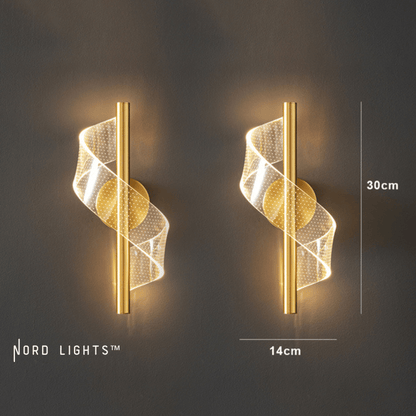 AURORA - Moderne muurlamp geïnspireerd door het noorderlicht