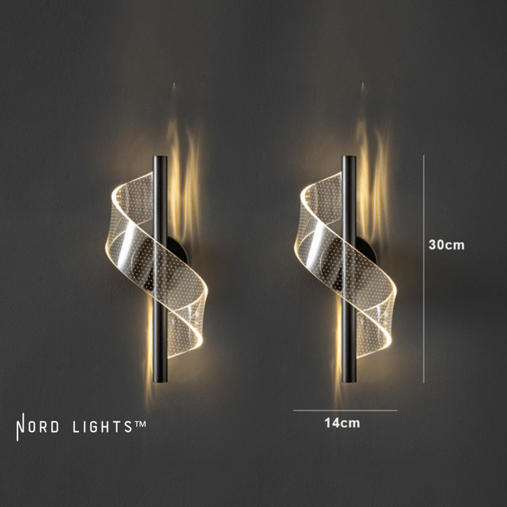 AURORA - Moderne muurlamp geïnspireerd door het noorderlicht