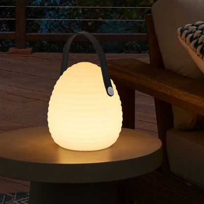 Moderne LED buitenlantaarn met afstandsbediening – 16 kleuren – LUXORA LANTERN - Glamorix