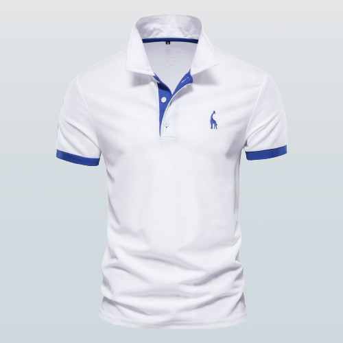 LUCAS - Klassiek tweekleurig poloshirt voor heren