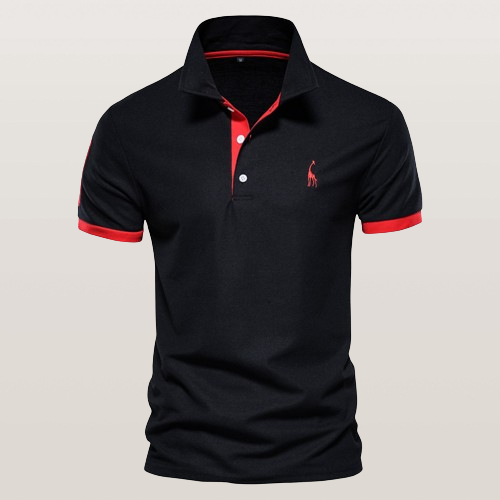 LUCAS - Klassiek tweekleurig poloshirt voor heren