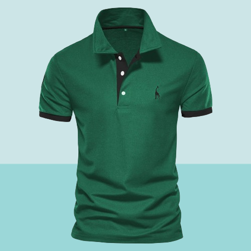 LUCAS - Klassiek tweekleurig poloshirt voor heren