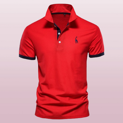 LUCAS - Klassiek tweekleurig poloshirt voor heren