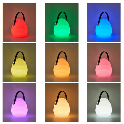 Moderne LED buitenlantaarn met afstandsbediening – 16 kleuren – LUXORA LANTERN - Glamorix