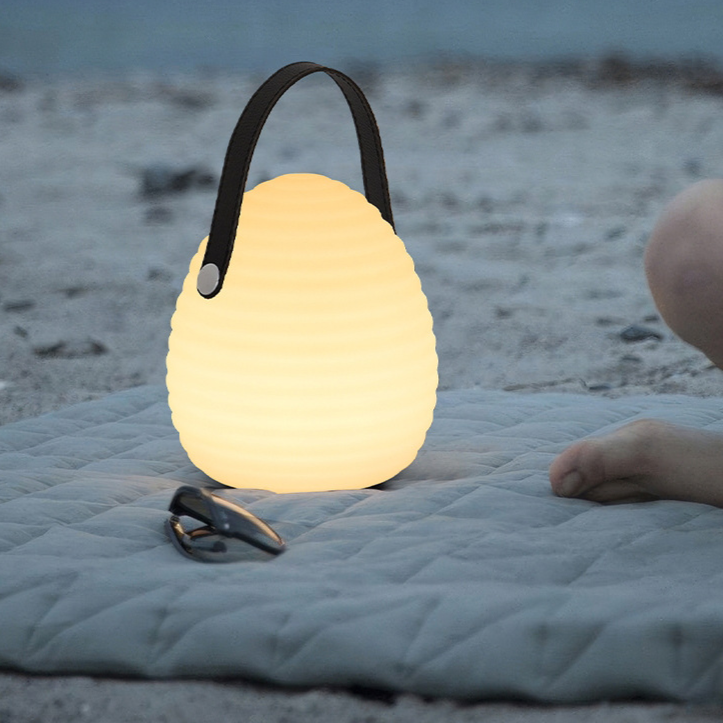 Moderne LED buitenlantaarn met afstandsbediening – 16 kleuren – LUXORA LANTERN - Glamorix