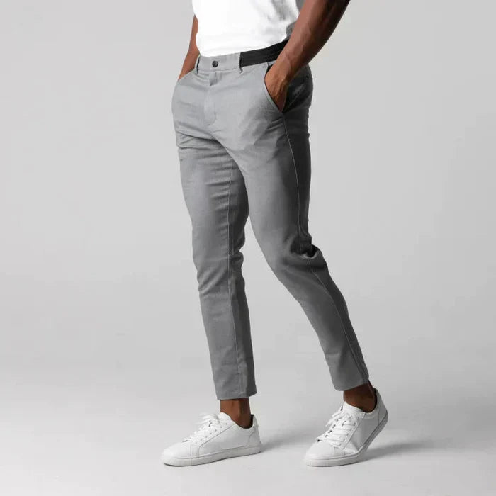 LOGAN - Slim-fit stretch chino voor heren