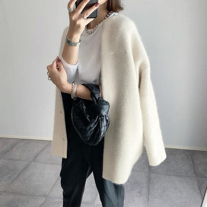 LEONA - Luxueus oversized damesvest voor stijl en comfort