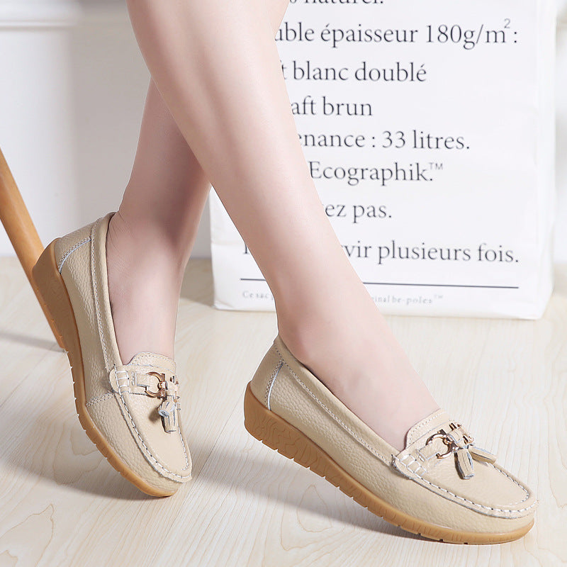 Comfortabele orthopedische platte schoenen voor dames – Liora EaseStep - Glamorix