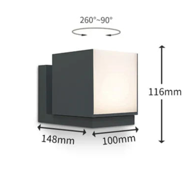 WATERLIGHT – Waterdichte energiezuinige LED wandlamp