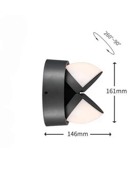 WATERLIGHT – Waterdichte energiezuinige LED wandlamp