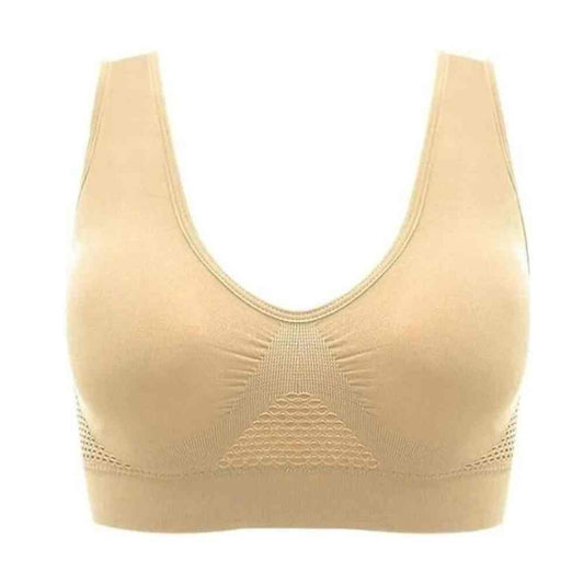 3-delige push-up bh-set met honingraatstructuur – LUNESSA LIFT - Glamorix