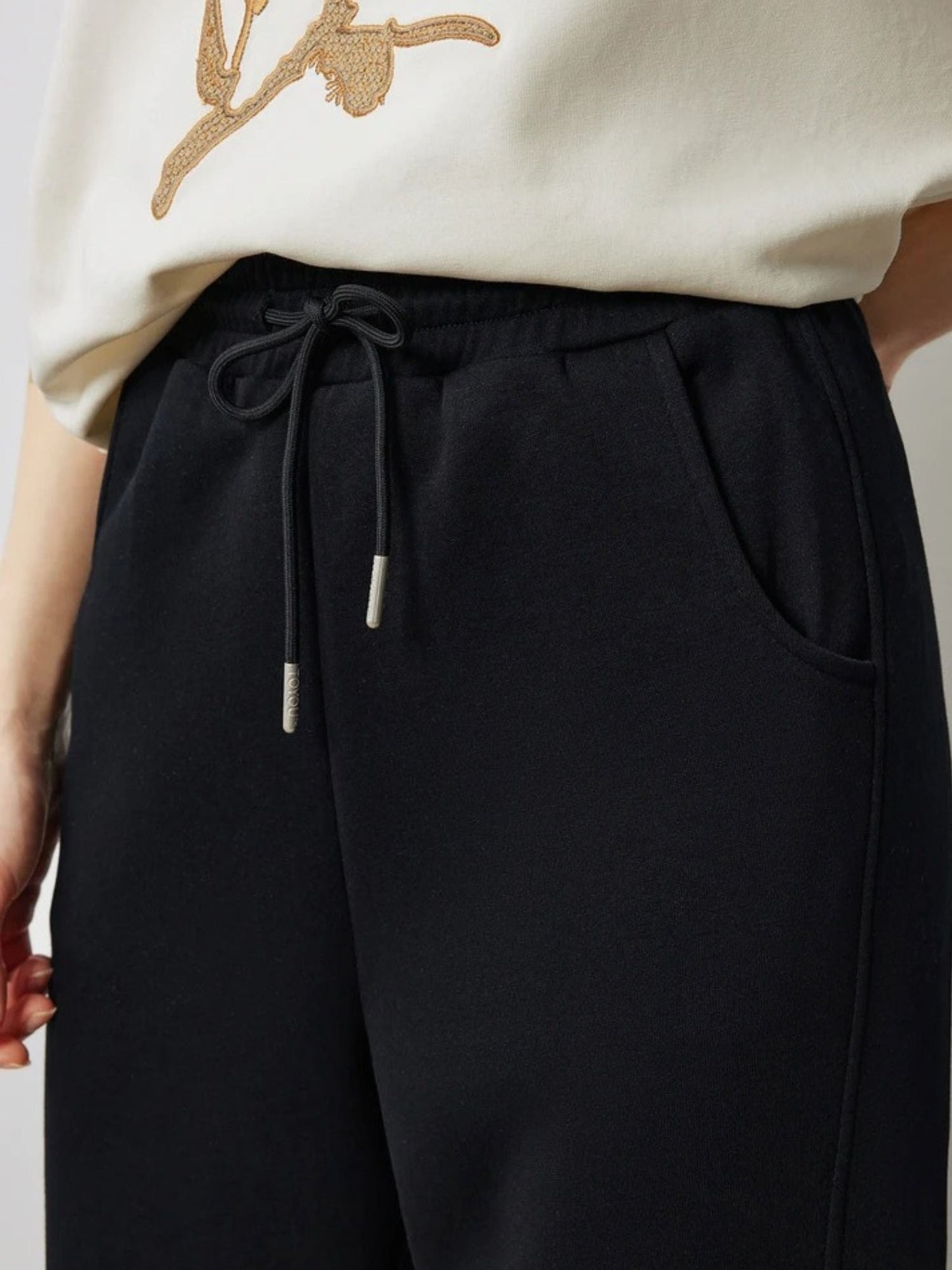 Comfortabele damesbroek met rechte pijpen en elastische taille – ELIAN PANTS - Glamorix