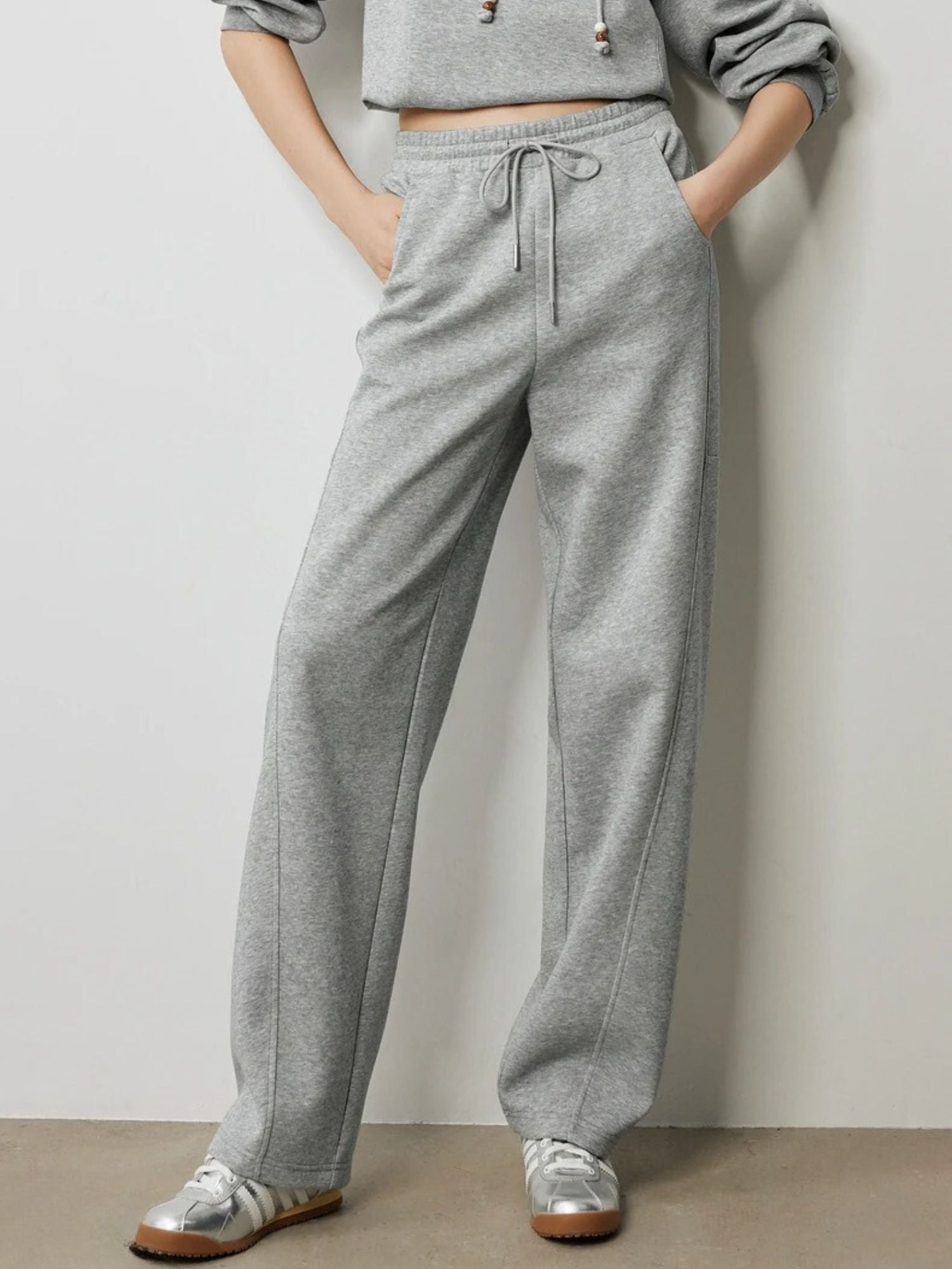 Comfortabele damesbroek met rechte pijpen en elastische taille – ELIAN PANTS - Glamorix