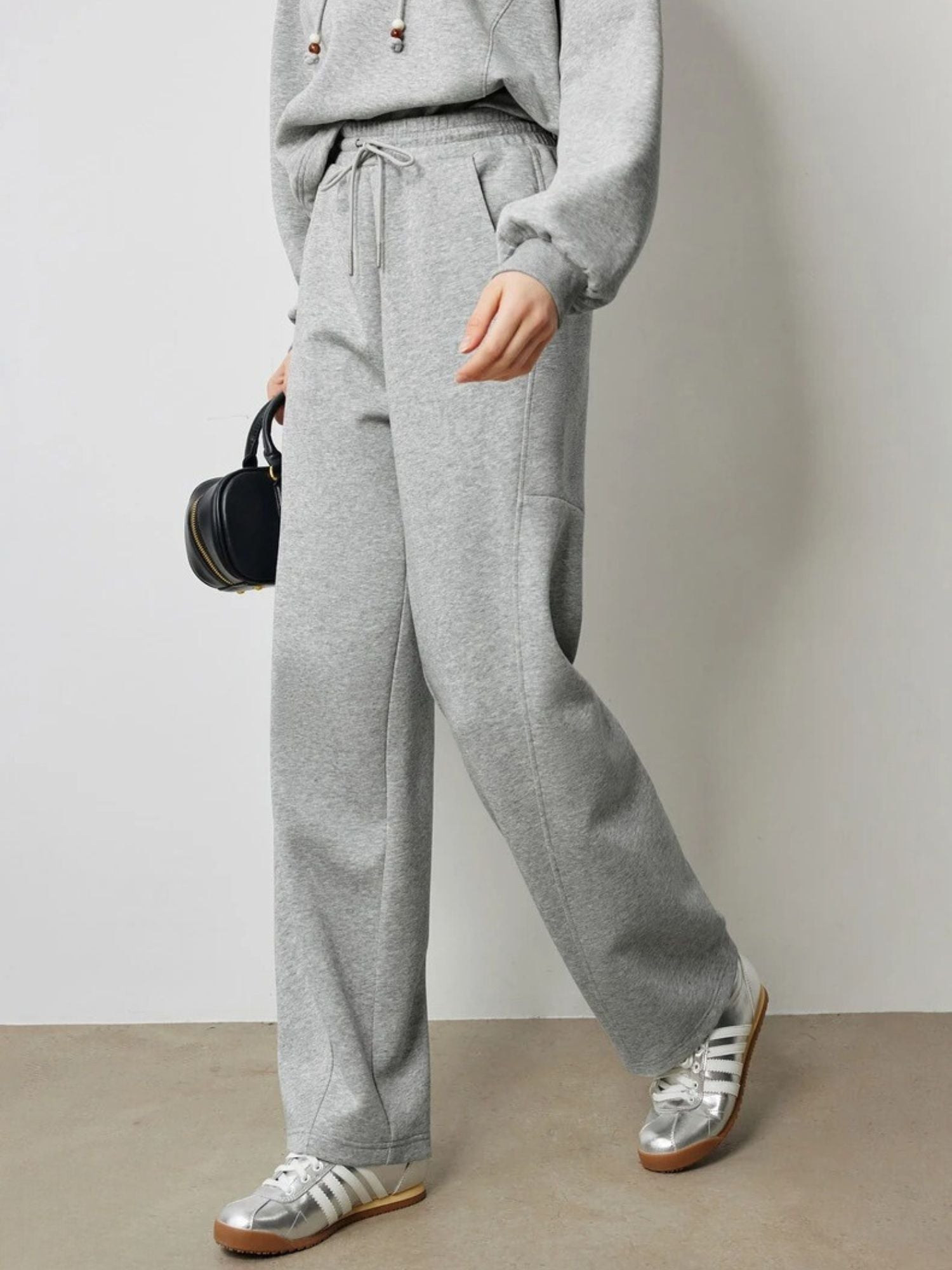 Comfortabele damesbroek met rechte pijpen en elastische taille – ELIAN PANTS - Glamorix