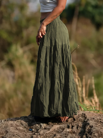 Rok – Uitlopende Vorm & Elastische Taille - Glamorix