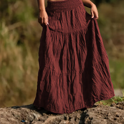 Rok – Uitlopende Vorm & Elastische Taille - Glamorix