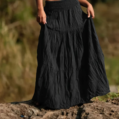 Rok – Uitlopende Vorm & Elastische Taille - Glamorix