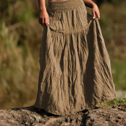 Rok – Uitlopende Vorm & Elastische Taille - Glamorix