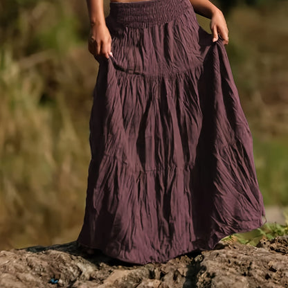 Rok – Uitlopende Vorm & Elastische Taille - Glamorix