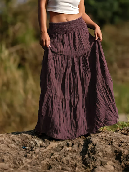 Rok – Uitlopende Vorm & Elastische Taille - Glamorix
