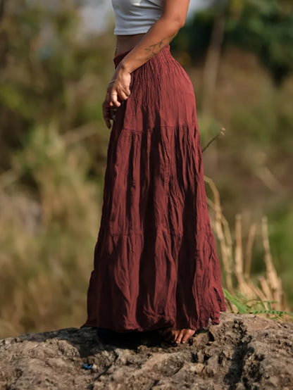 Rok – Uitlopende Vorm & Elastische Taille - Glamorix