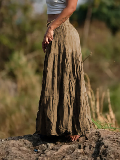 Rok – Uitlopende Vorm & Elastische Taille - Glamorix
