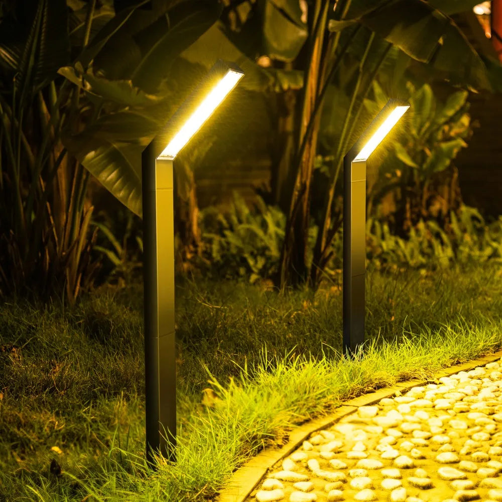 Solar Pathway Lights - 3-in-1 Adjustable Solar Garden Lights, IP65 Waterproof Outdoor Landscape Lighting - Glamorix