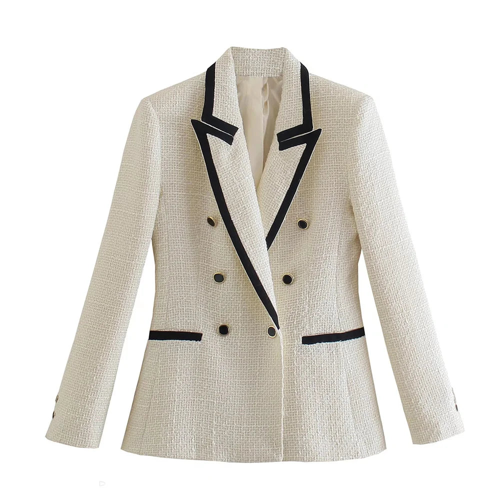CAMILLE - Chique damesblazer met dubbele rij knopen