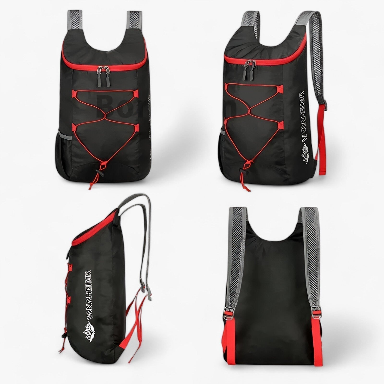 Opvouwbare lichtgewicht rugzak voor reizen en sport – Vistora FlexPack - Glamorix