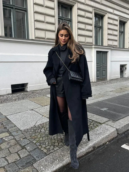 JEMMA - Trendy oversized wollen jas voor stijlvolle warmte